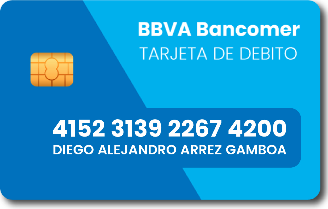 Tarjeta BBVA BANCOMER